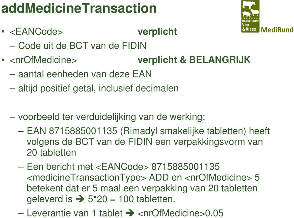 heeft volgens de BCT van de FIDIN een verpakkingsvorm van 20 tabletten Een bericht met <EANCode> 8715885001135 <medicinetransactiontype> ADD