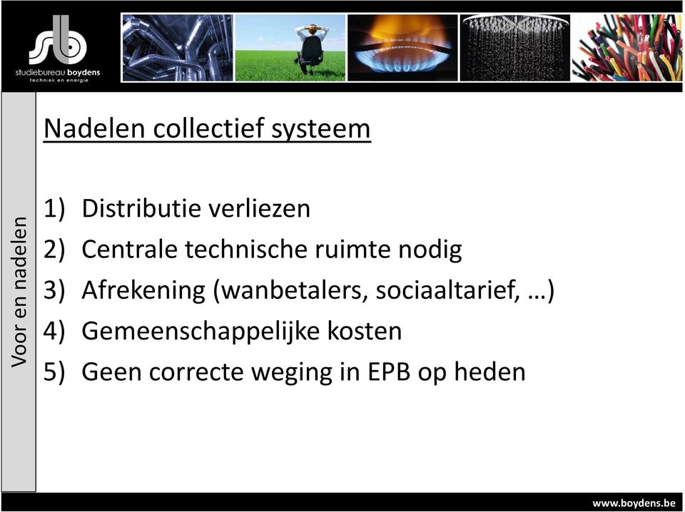 nodig 3) Afrekening (wanbetalers, sociaaltarief, ) 4)