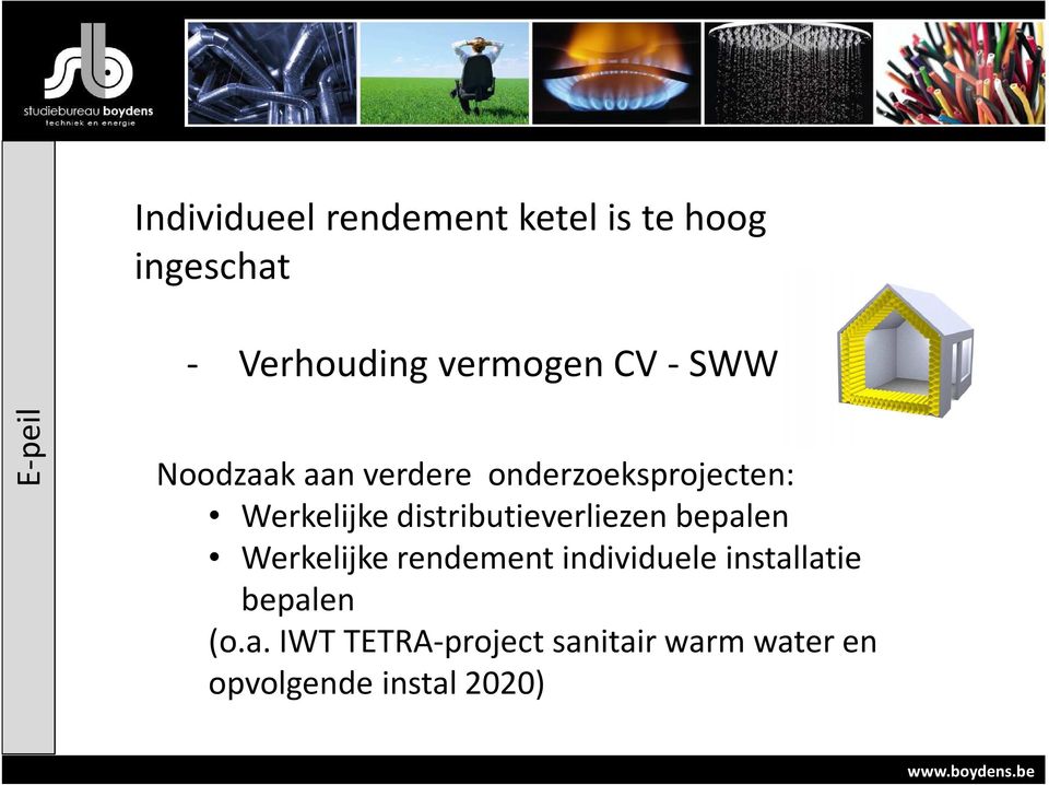 distributieverliezen bepalen Werkelijke rendement individuele