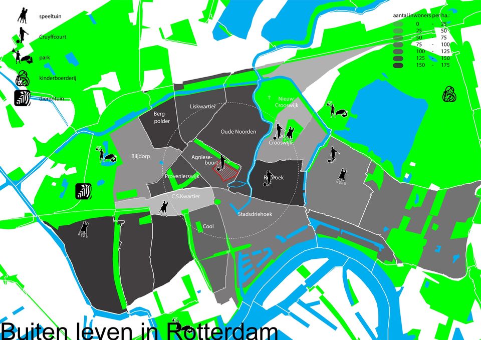 kinderboerderij dierentuin Bergpolder Liskwartier Nieuw Crooswijk Oude