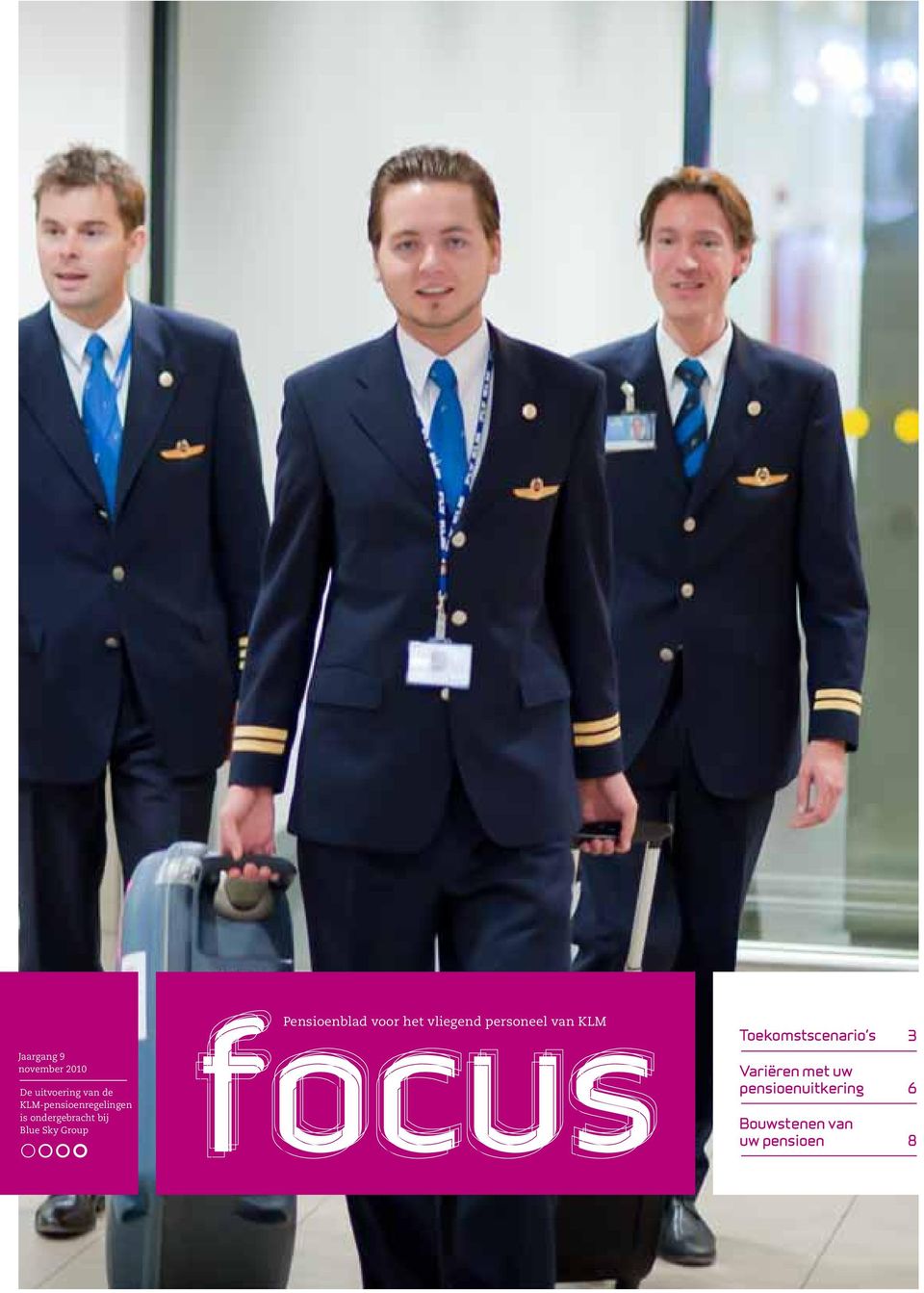 Pensioenblad voor het vliegend personeel van KLM