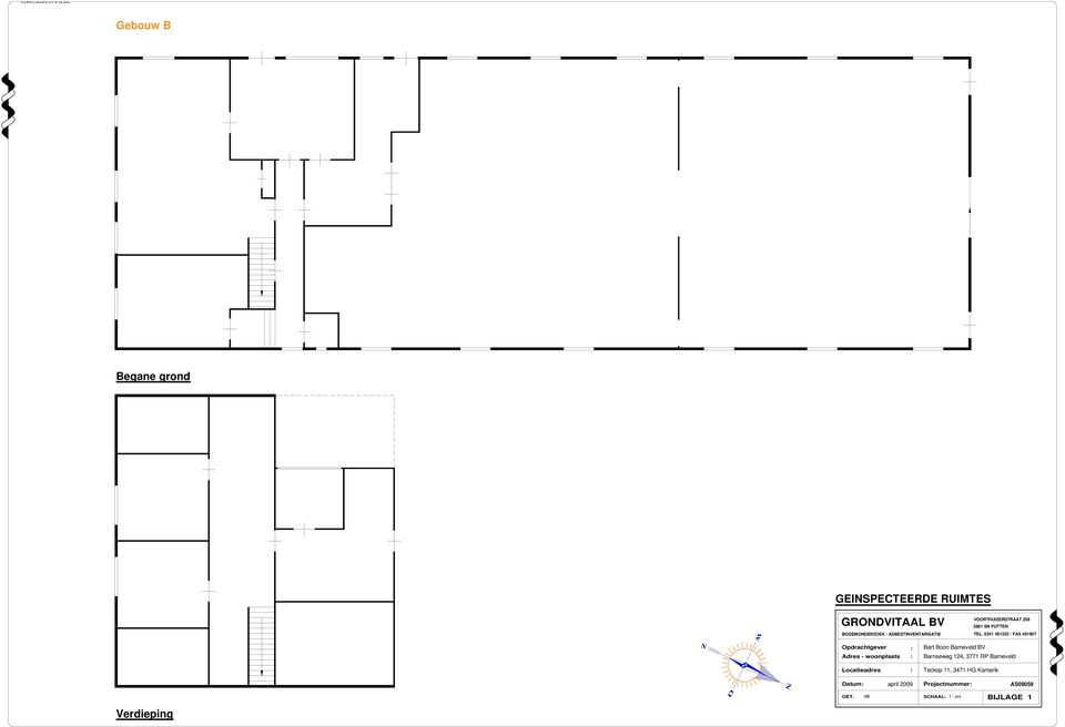 Datum: : : : april 2009 Bart Boon Barneveld BV Projectnummer: TEL.