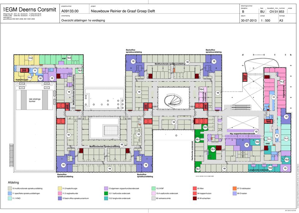 3 2 0 Multifunctionele spreekuurafdeling 2 3.3.2 Kaakchirurgie 2 dak stralings bunker 3 0 Multifunctionele spreekuurafdeling 0 3.4 Vaatfunctie onderzoek 0.3 Oogheelkunde 2 0 3.