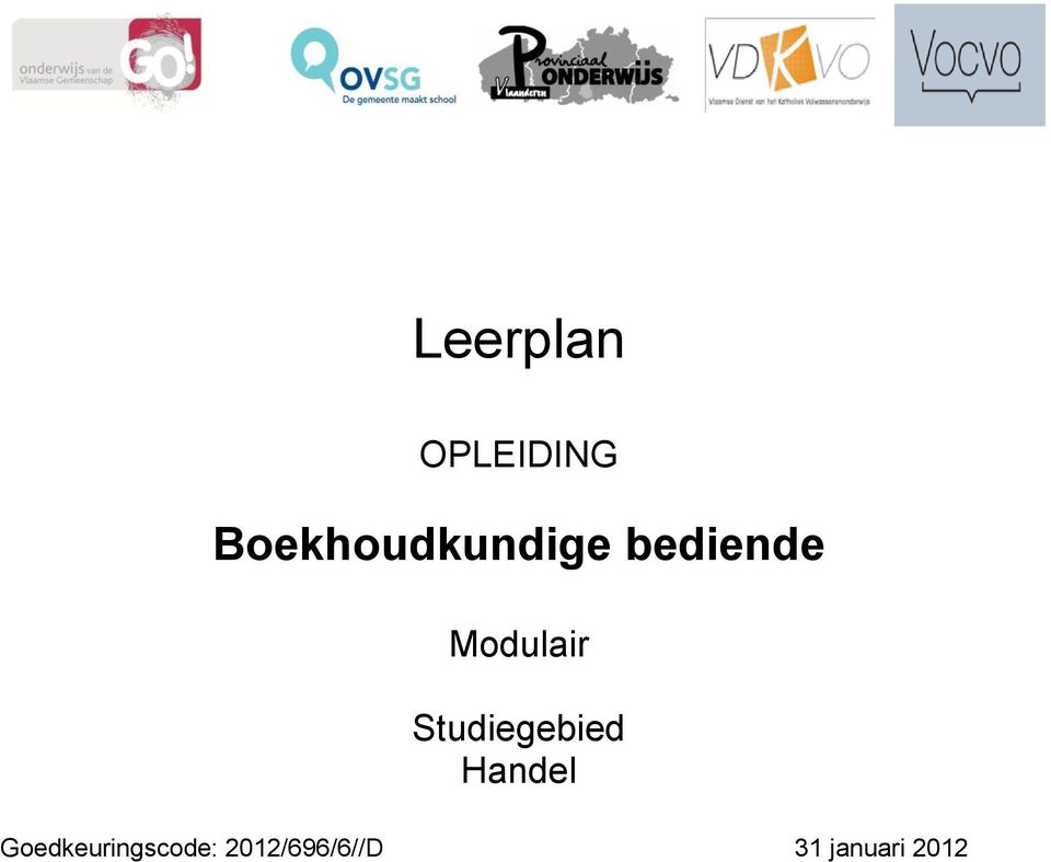 Modulair Studiegebied Handel