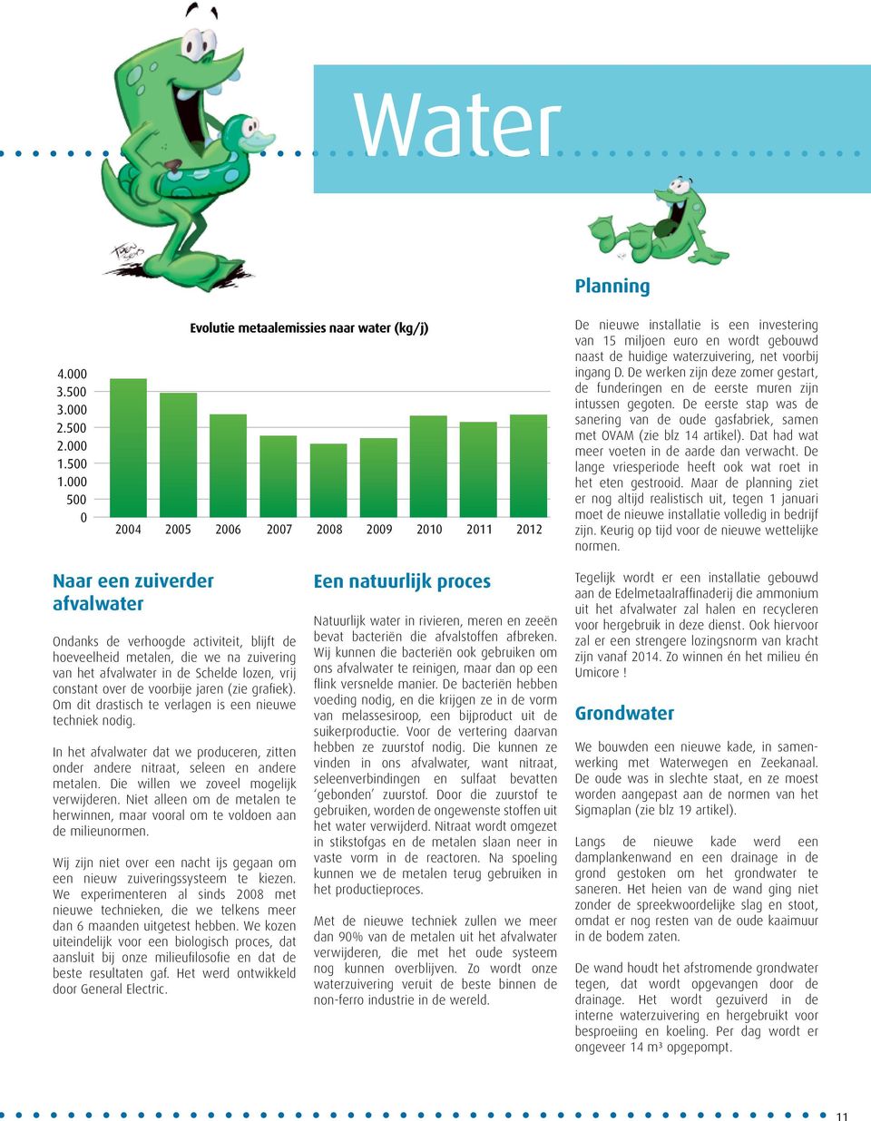 huidige waterzuivering, net voorbij ingang D. De werken zijn deze zomer gestart, de funderingen en de eerste muren zijn intussen gegoten.