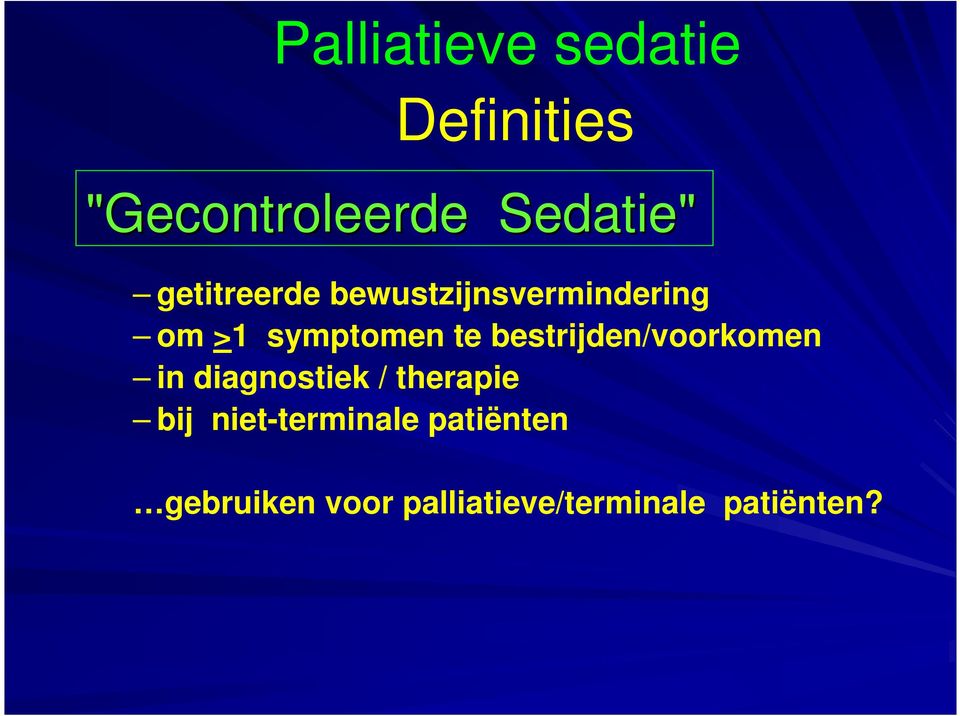 bestrijden/voorkomen in diagnostiek / therapie bij