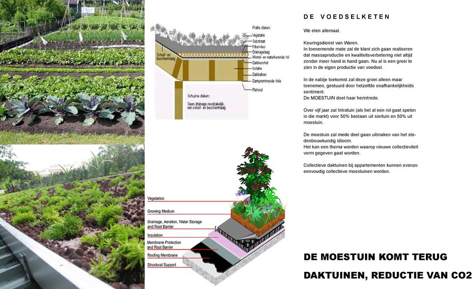 Nu al is een groei te zien in de eigen productie van voedsel. In de nabije toekomst zal deze groei alleen maar toenemen, gestuurd door hetzelfde onafhankelijkheids sentiment.