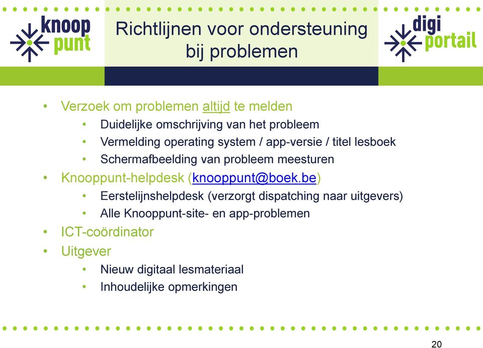 meesturen Knooppunt-helpdesk (knooppunt@boek.