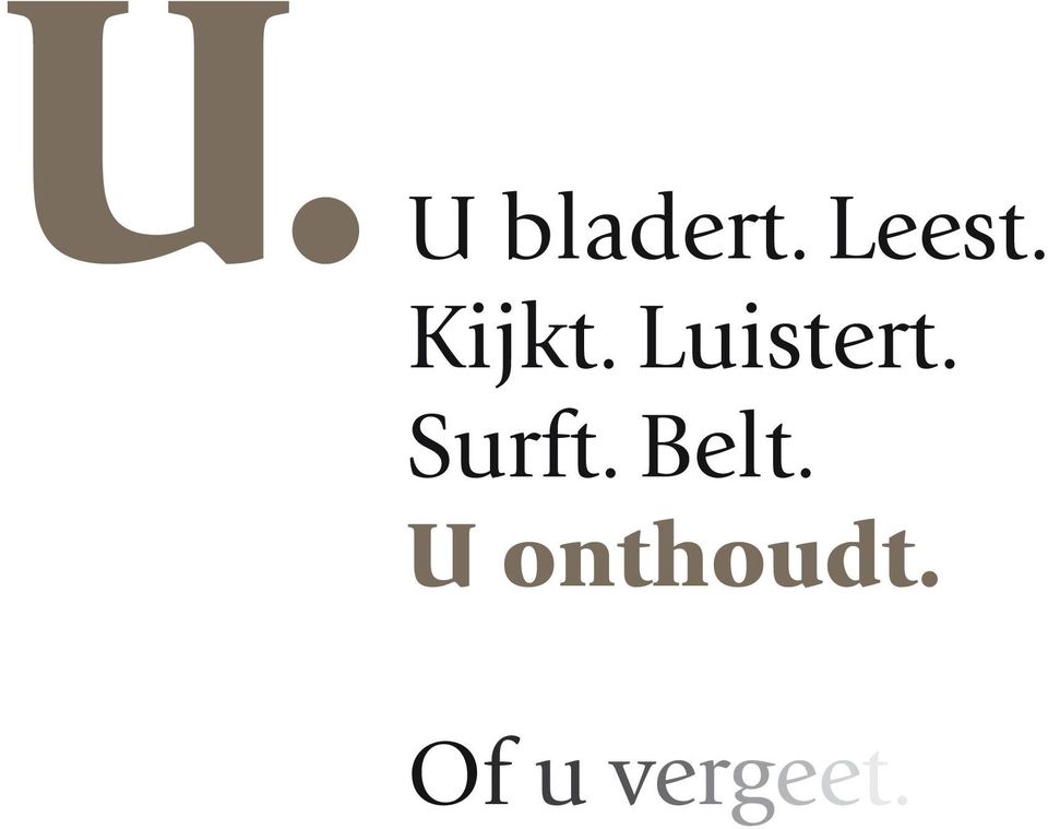 Luistert. Surft.