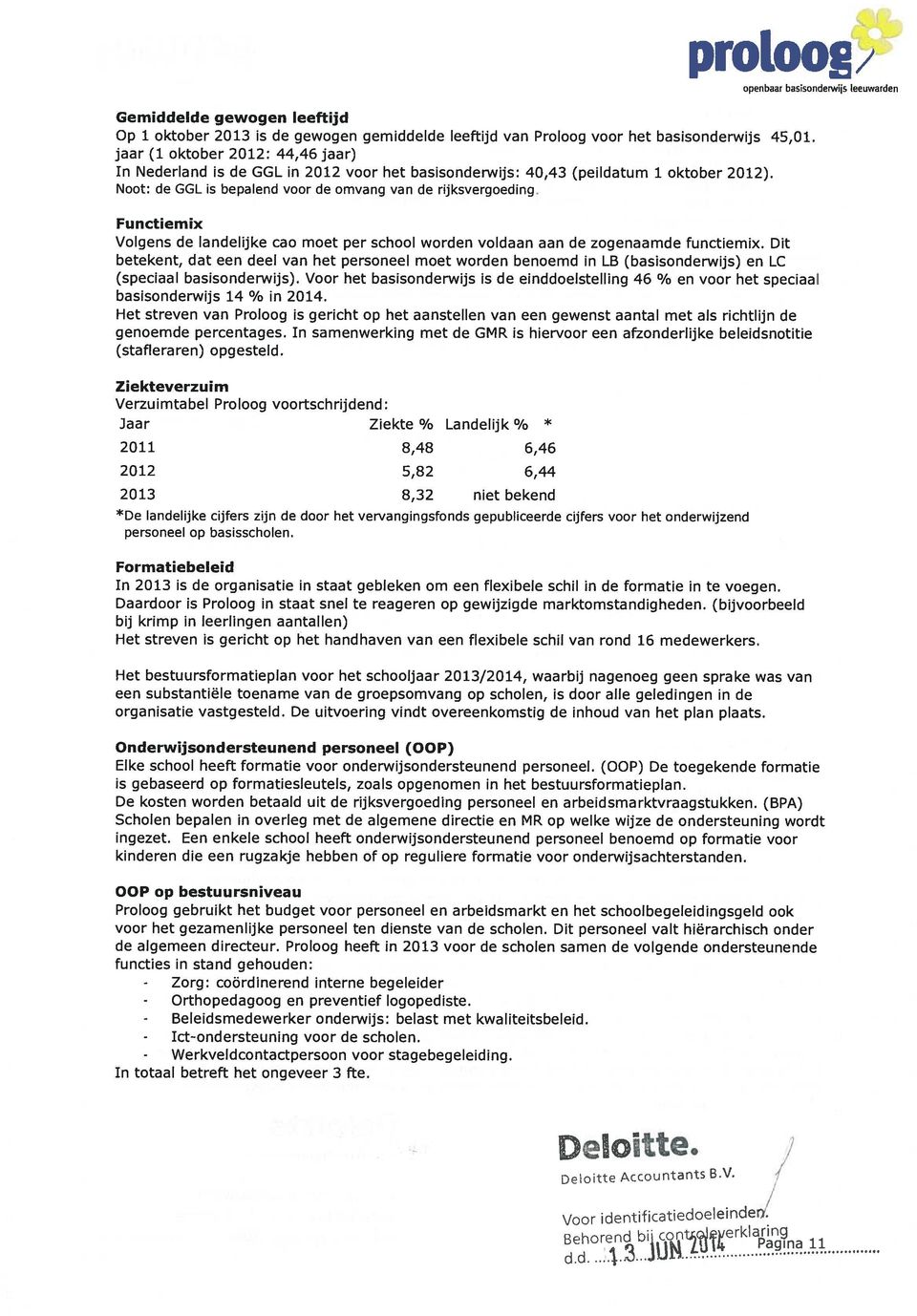 Noot: de GGL is bepalend voor de omvang van de rijksvergoeding. Functiemix Volgens de Iandelijke cao moet per school worden voldaan aan de zogenaamde functiemix.