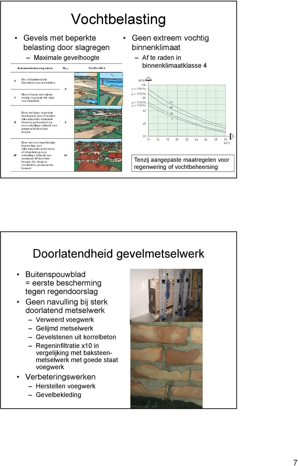 (bomen, gebouwen) op een onderlinge afstand van minstens 20 keer hun hoogte 8 III Zone met een regelmatige begroeiing, met alleenstaande gebouwen of obstakels op een onderlinge afstand van maximum 20