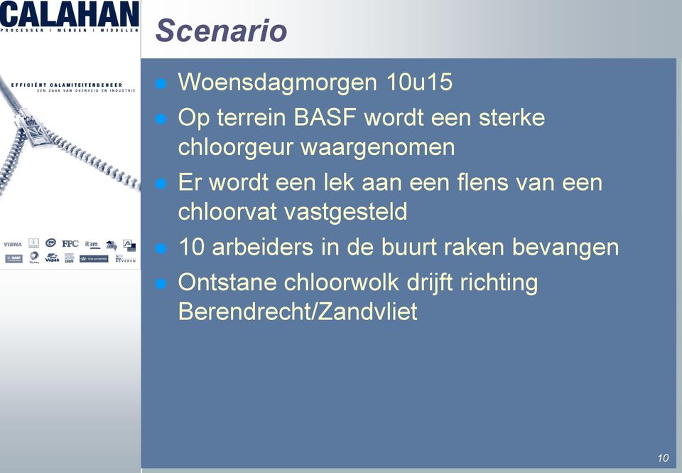 van een chloorvat vastgesteld 10 arbeiders in de buurt raken