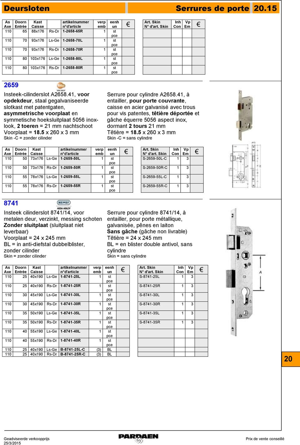 Skin Inh on Vp Em 2659 Ineek-cilinderslot 2658.