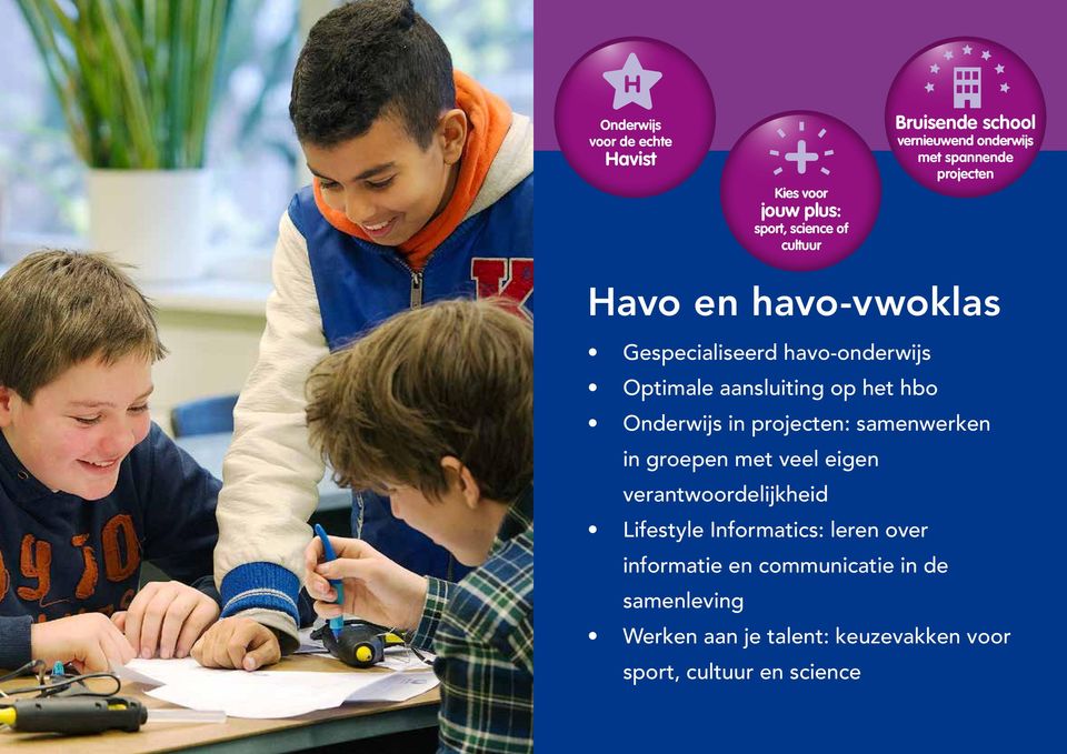 het hbo Onderwijs in projecten: samenwerken in groepen met veel eigen verantwoordelijkheid Lifestyle