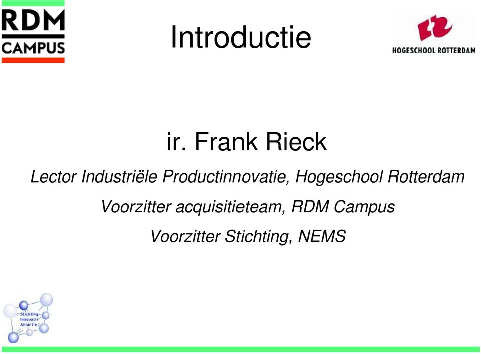 Productinnovatie, Hogeschool