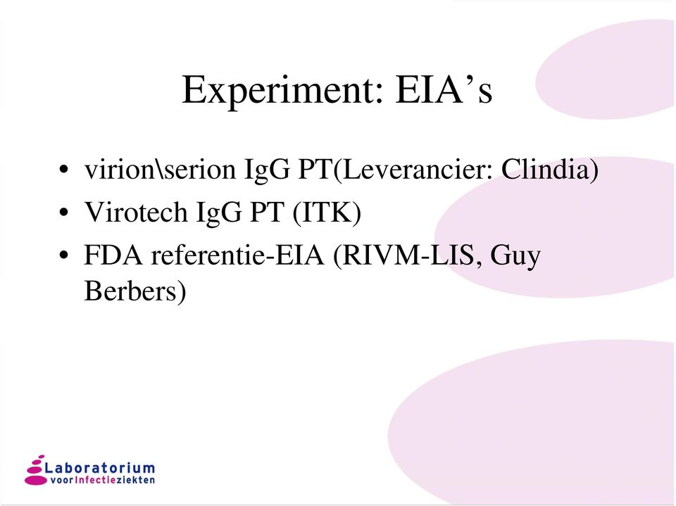 Virotech IgG PT (ITK) FDA