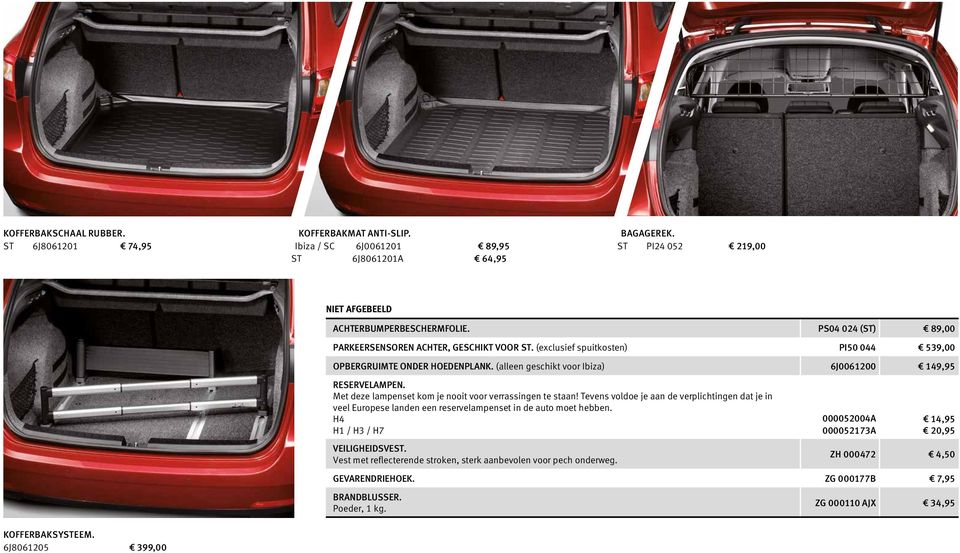 Met deze lampenset kom je nooit voor verrassingen te staan! Tevens voldoe je aan de verplichtingen dat je in veel Europese landen een reservelampenset in de auto moet hebben.