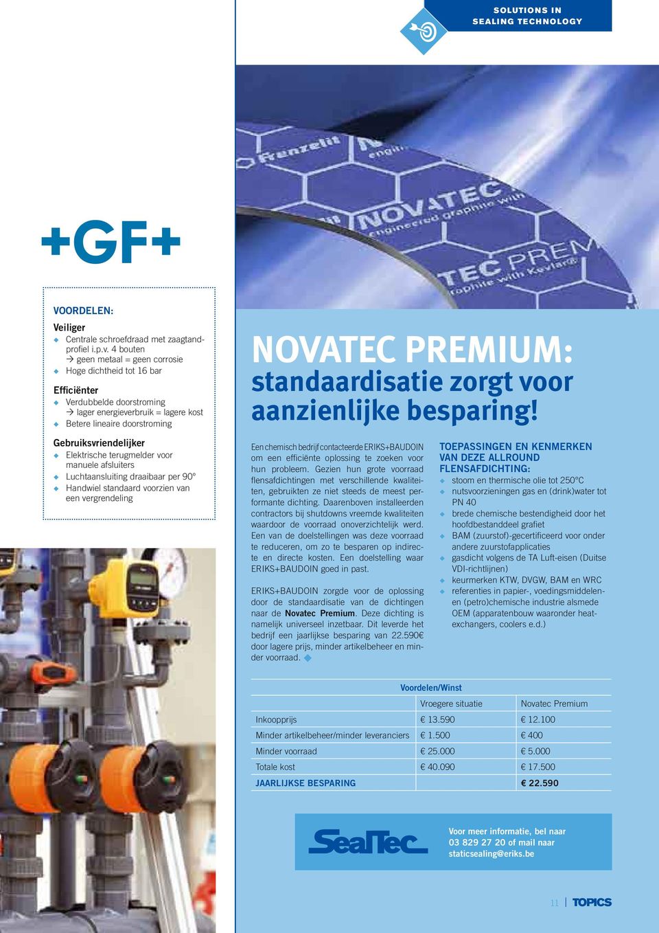 terugmelder voor manuele afsluiters Luchtaansluiting draaibaar per 90 Handwiel standaard voorzien van een vergrendeling Novatec Premium: standaardisatie zorgt voor aanzienlijke besparing!