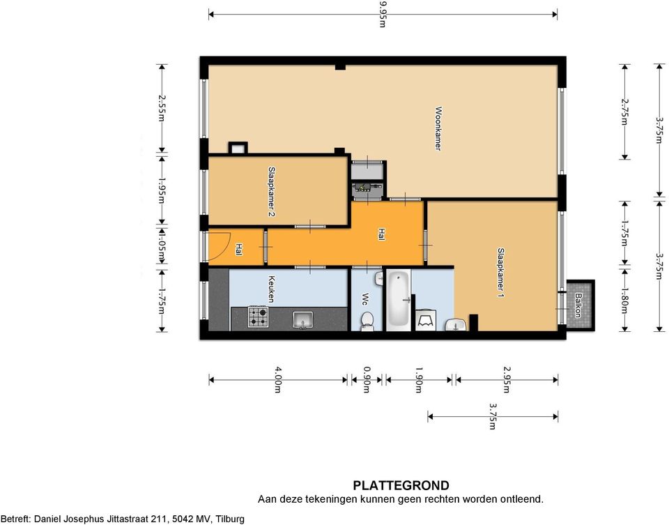 Tilburg PLATTEGROND Aan deze