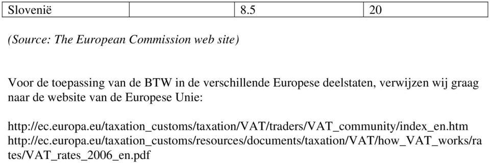 verschillende Europese deelstaten, verwijzen wij graag naar de website van de Europese Unie: