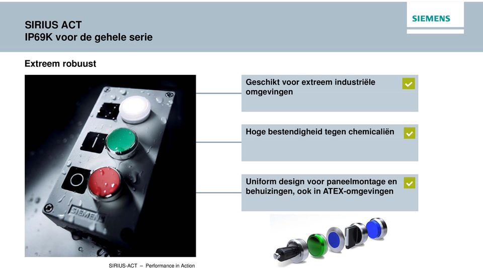 omgevingen Hoge bestendigheid tegen chemicaliën