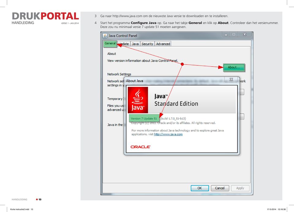 4 Start het programma Configure Java op.