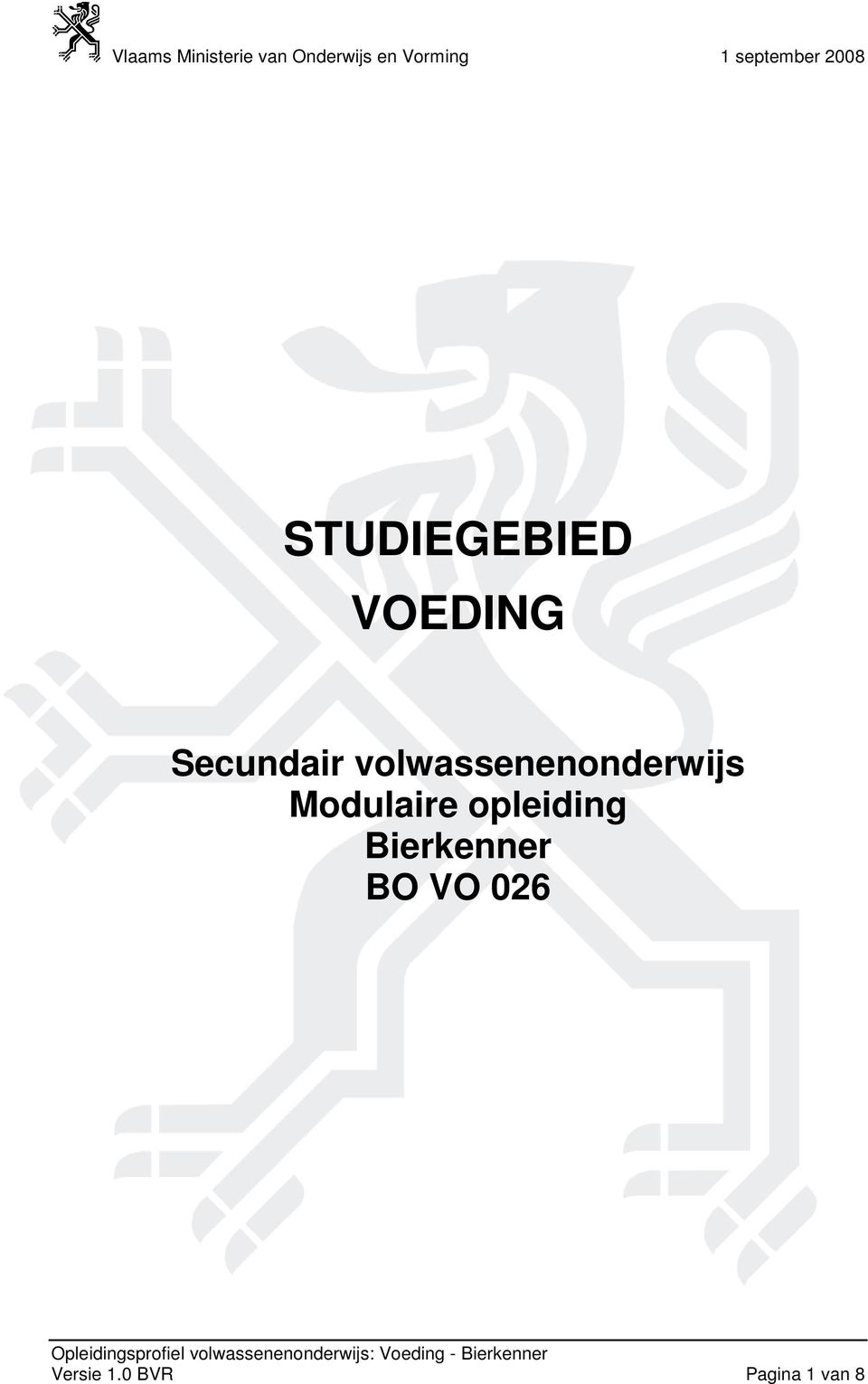 opleiding Bierkenner BO VO 026