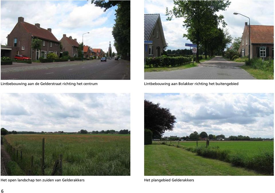 richting het buitengebied Het open landschap