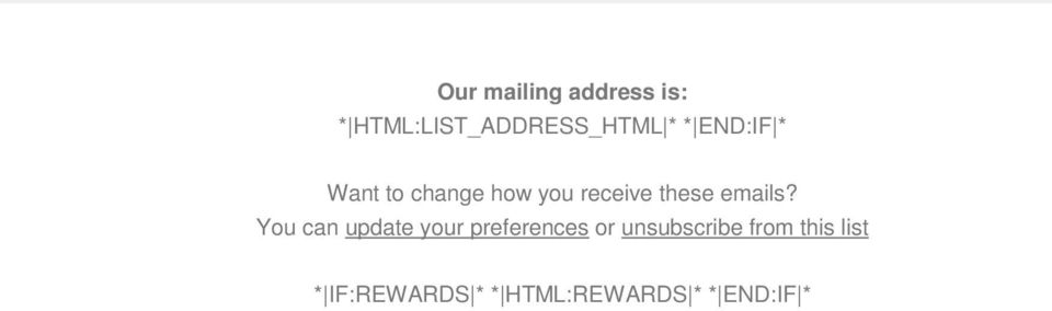 You can update your preferences or unsubscribe from