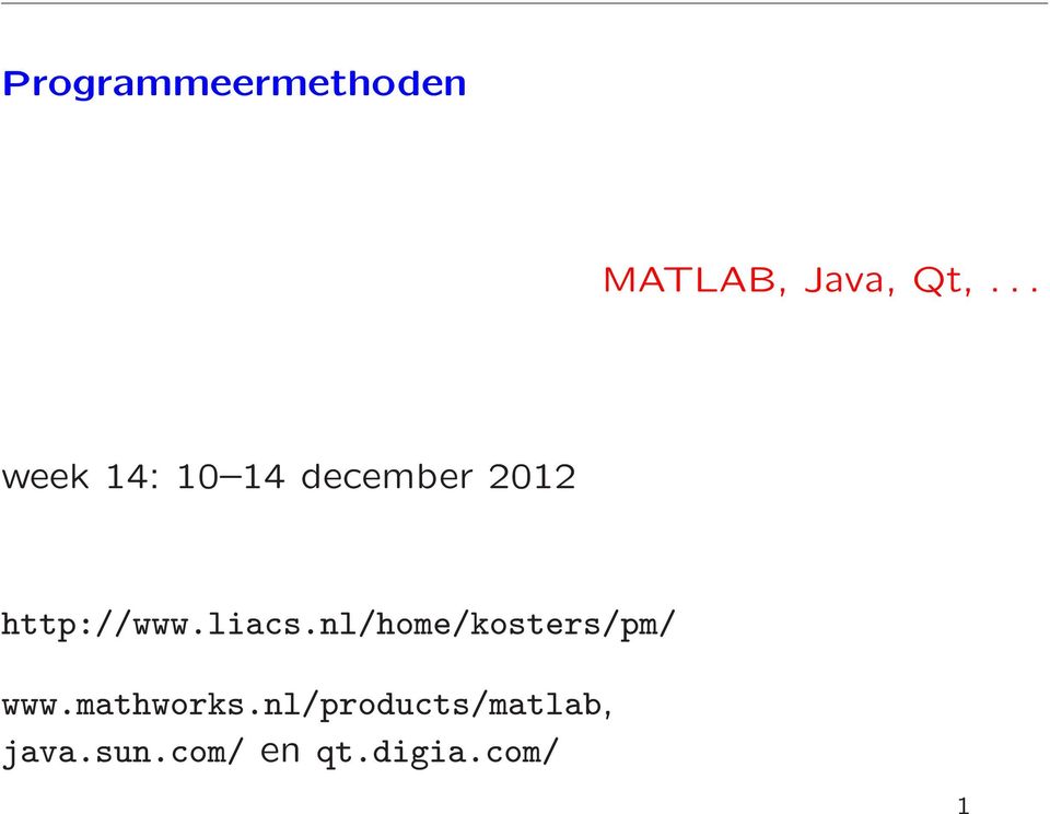 liacs.nl/home/kosters/pm/ www.mathworks.