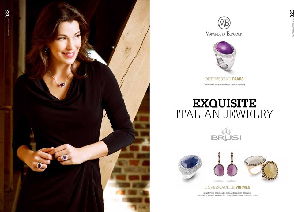 Exquisite Italian Jewelry Onverwachte vormen Een stijlvolle en bijzonder