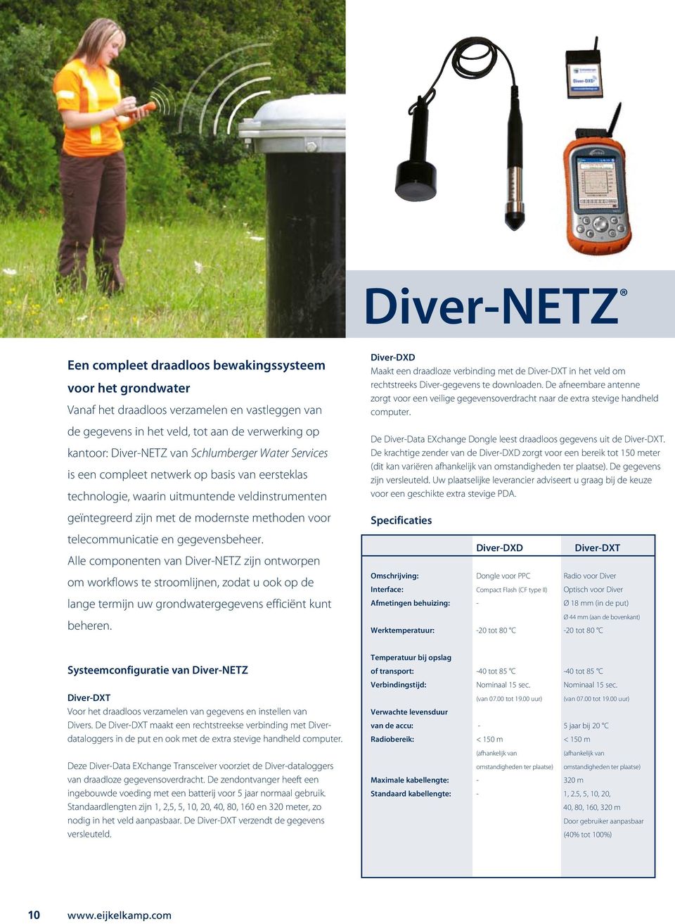 gegevensbeheer. Alle componenten van Diver-NETZ zijn ontworpen om workflows te stroomlijnen, zodat u ook op de lange termijn uw grondwatergegevens efficiënt kunt beheren.