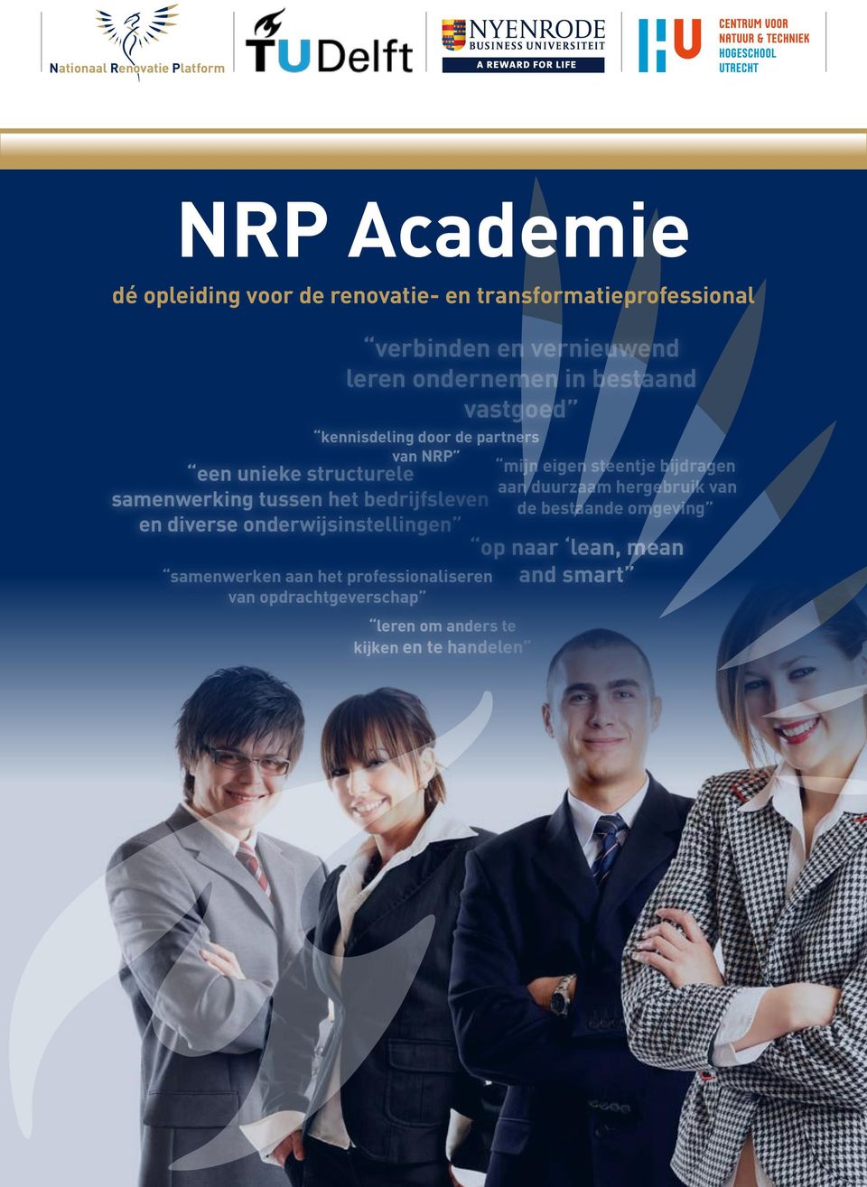 vastgoed kennisdeling door de partners van NRP samenwerken aan het professionaliseren van opdrachtgeverschap leren om anders te