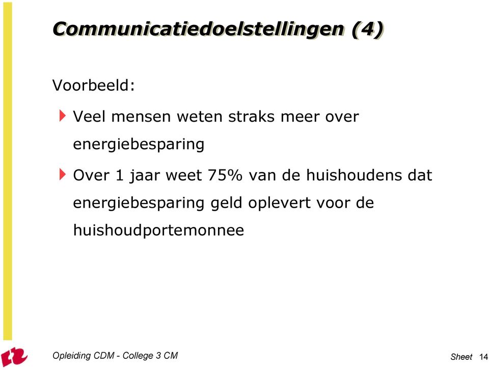 75% van de huishoudens dat energiebesparing geld oplevert