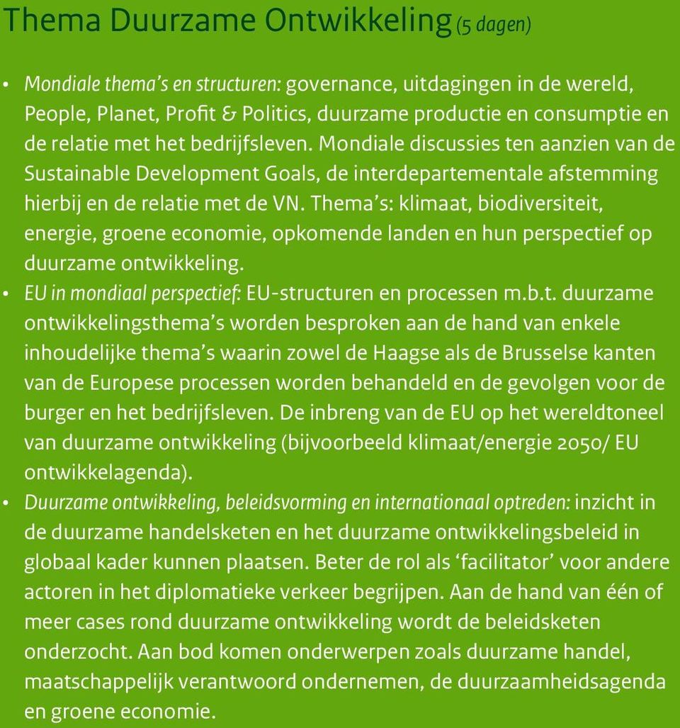 Thema s: klimaat,