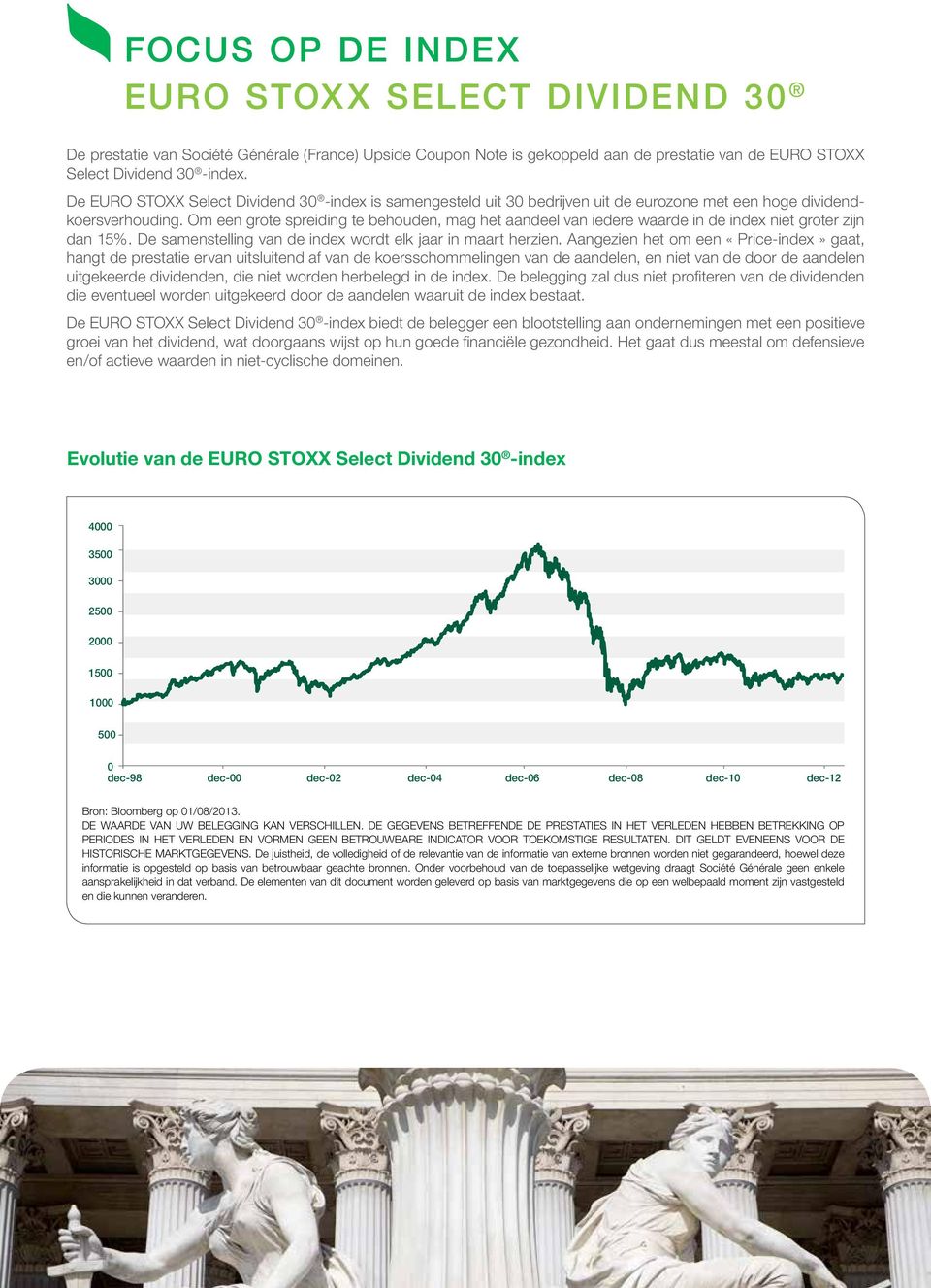 Om een grote spreiding te behouden, mag het aandeel van iedere waarde in de index niet groter zijn dan 15%. De samenstelling van de index wordt elk jaar in maart herzien.