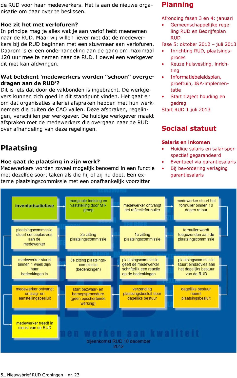 Hoewel een werkgever dit niet kan afdwingen. Wat betekent medewerkers worden schoon overgedragen aan de RUD? Dit is iets dat door de vakbonden is ingebracht.