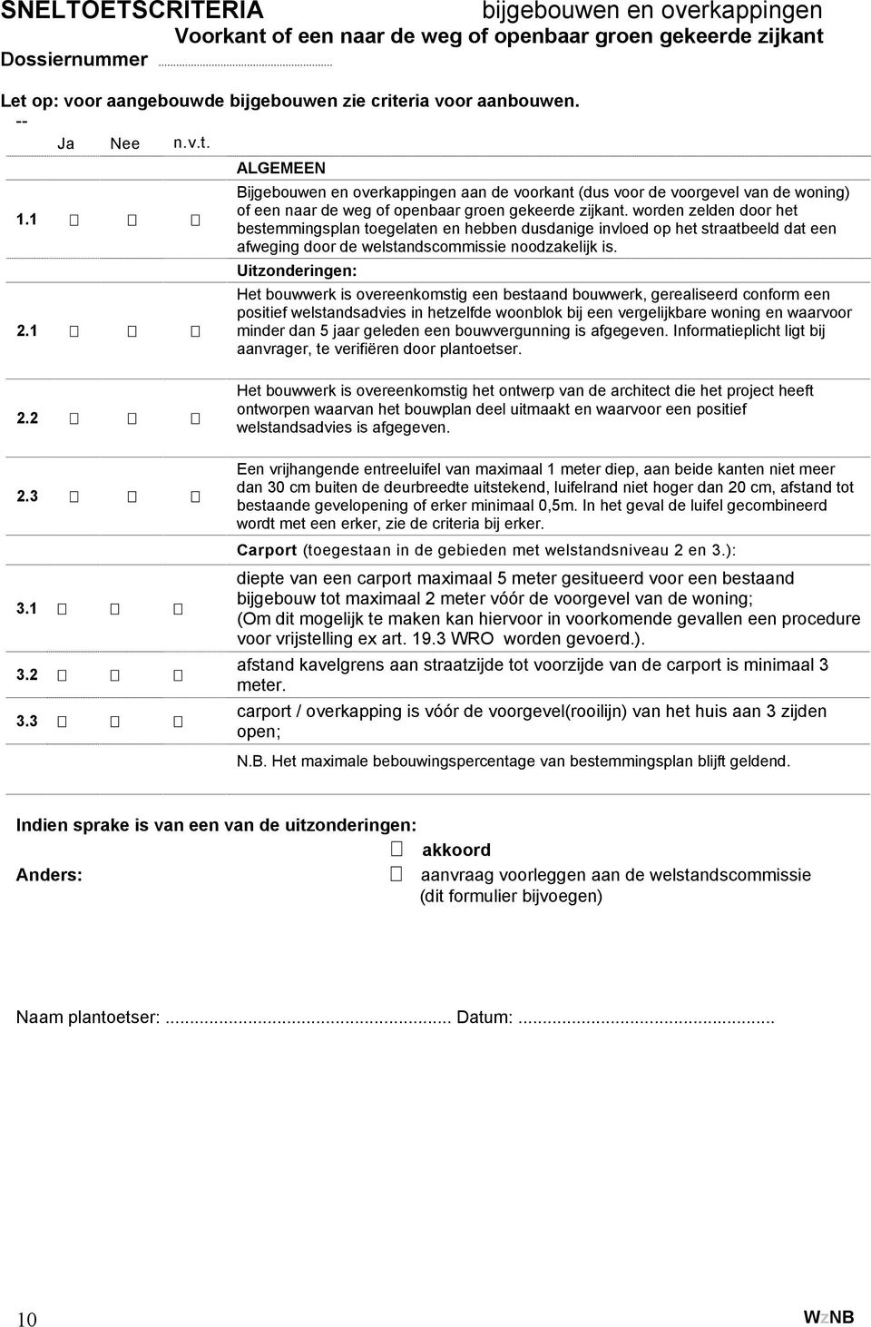 worden zelden door het bestemmingsplan toegelaten en hebben dusdanige invloed op het straatbeeld dat een afweging door de welstandscommissie noodzakelijk is.