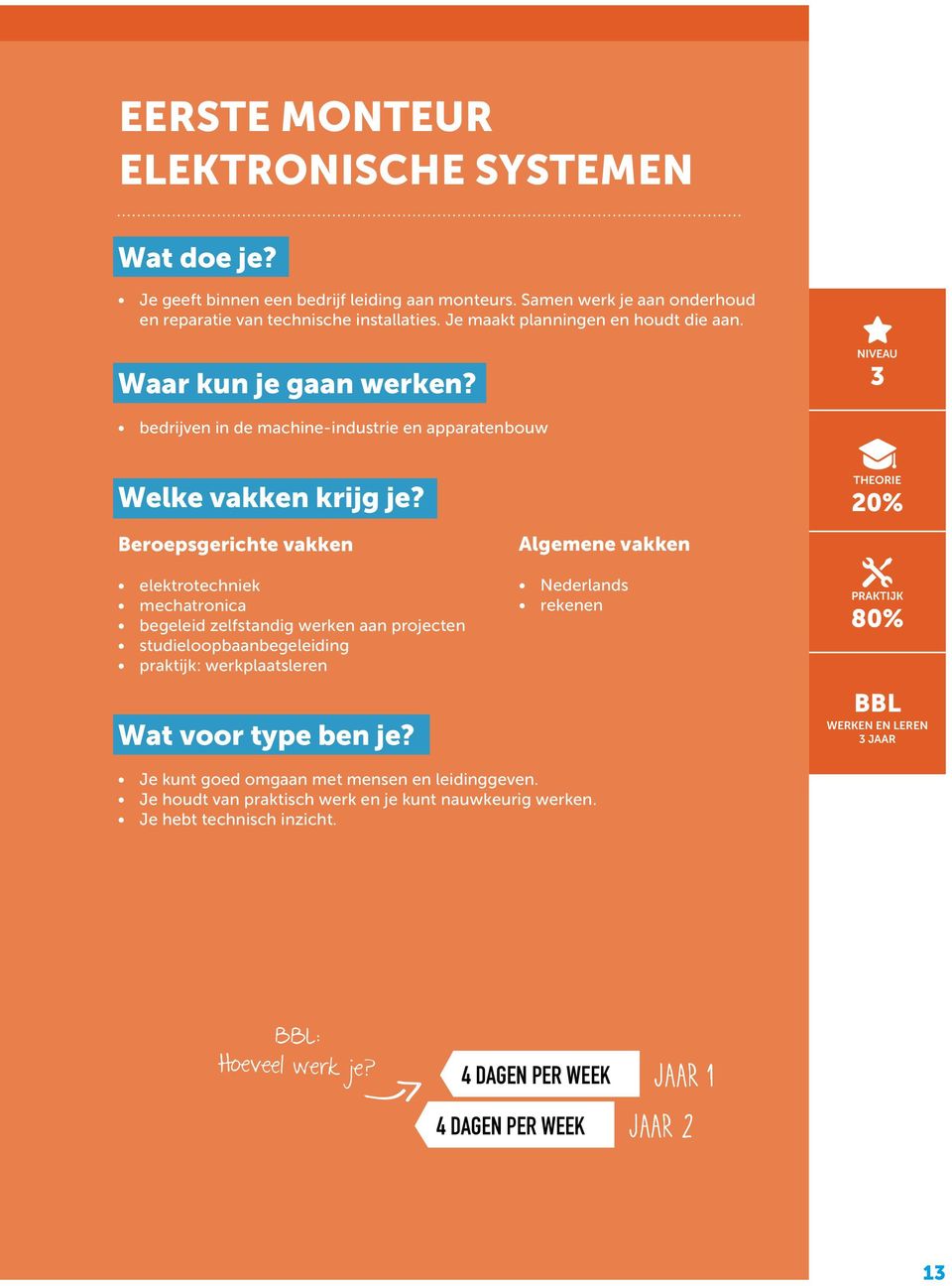 3 bedrijven in de machine-industrie en apparatenbouw elektrotechniek mechatronica begeleid zelfstandig werken aan projecten