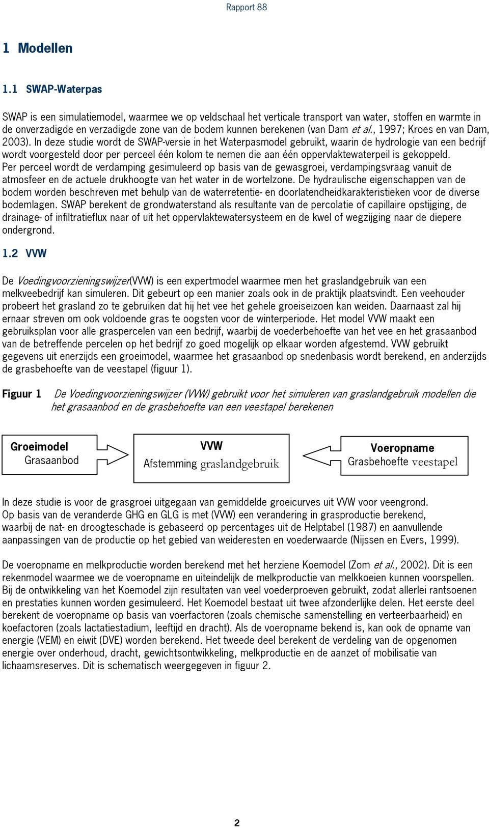 et al., 1997; Kroes en van Dam, 2003).