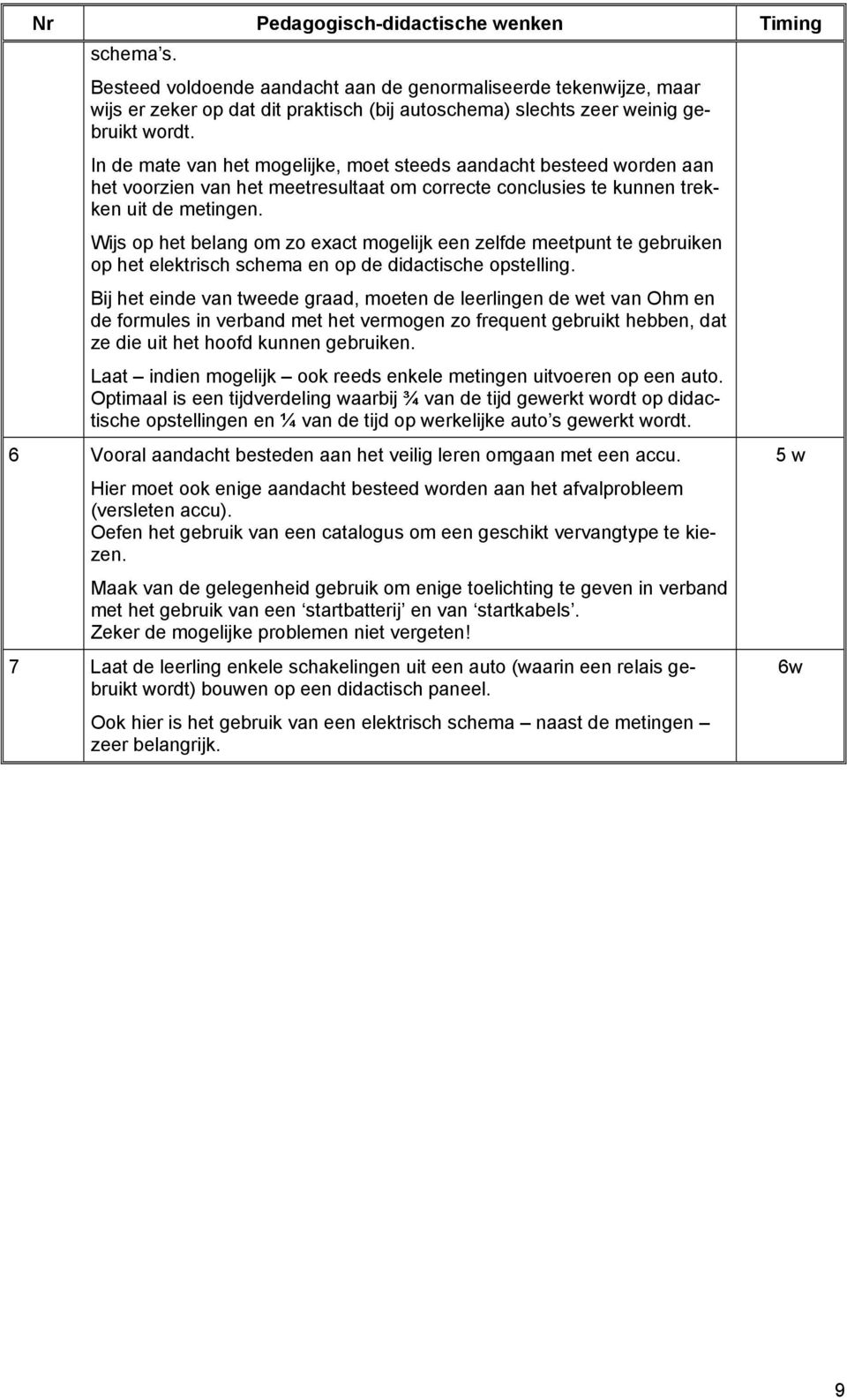 In de mate van het mogelijke, moet steeds aandacht besteed worden aan het voorzien van het meetresultaat om correcte conclusies te kunnen trekken uit de metingen.