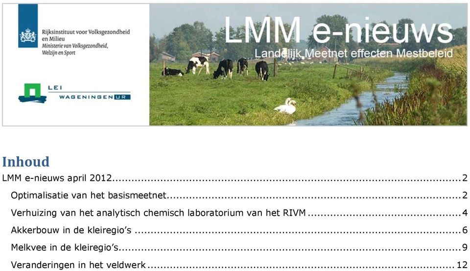 .. 2 Verhuizing van het analytisch chemisch laboratorium van