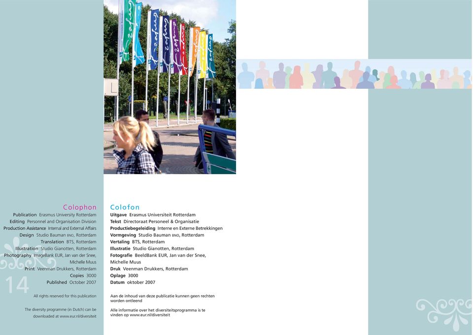 reserved for this publication The diversity programme (in Dutch) can be downloaded at www.eur.