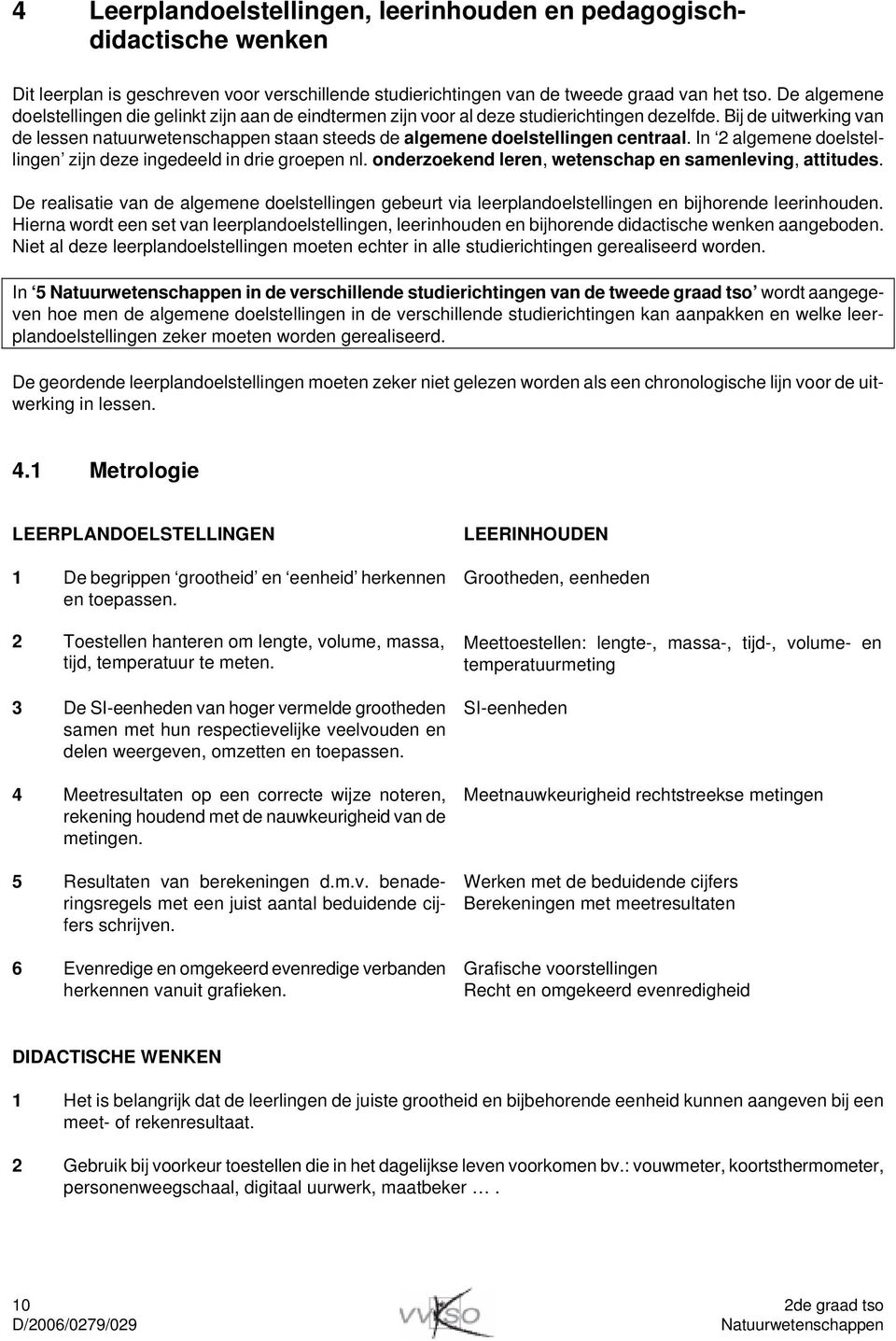 Bij de uitwerking van de lessen natuurwetenschappen staan steeds de algemene doelstellingen centraal. In 2 algemene doelstellingen zijn deze ingedeeld in drie groepen nl.