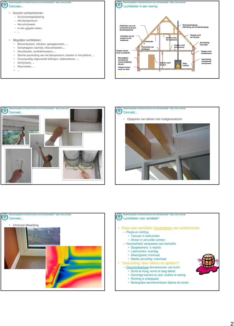 .. Dampkappen, kachels, inbouwhaarden,... Deurdorpels, ventilatieroosters,... Slechte aansluiting van het dampscherm, barsten in het plafond,... Onzorgvuldig uitgevoerde leidingen, stekkerdozen,.