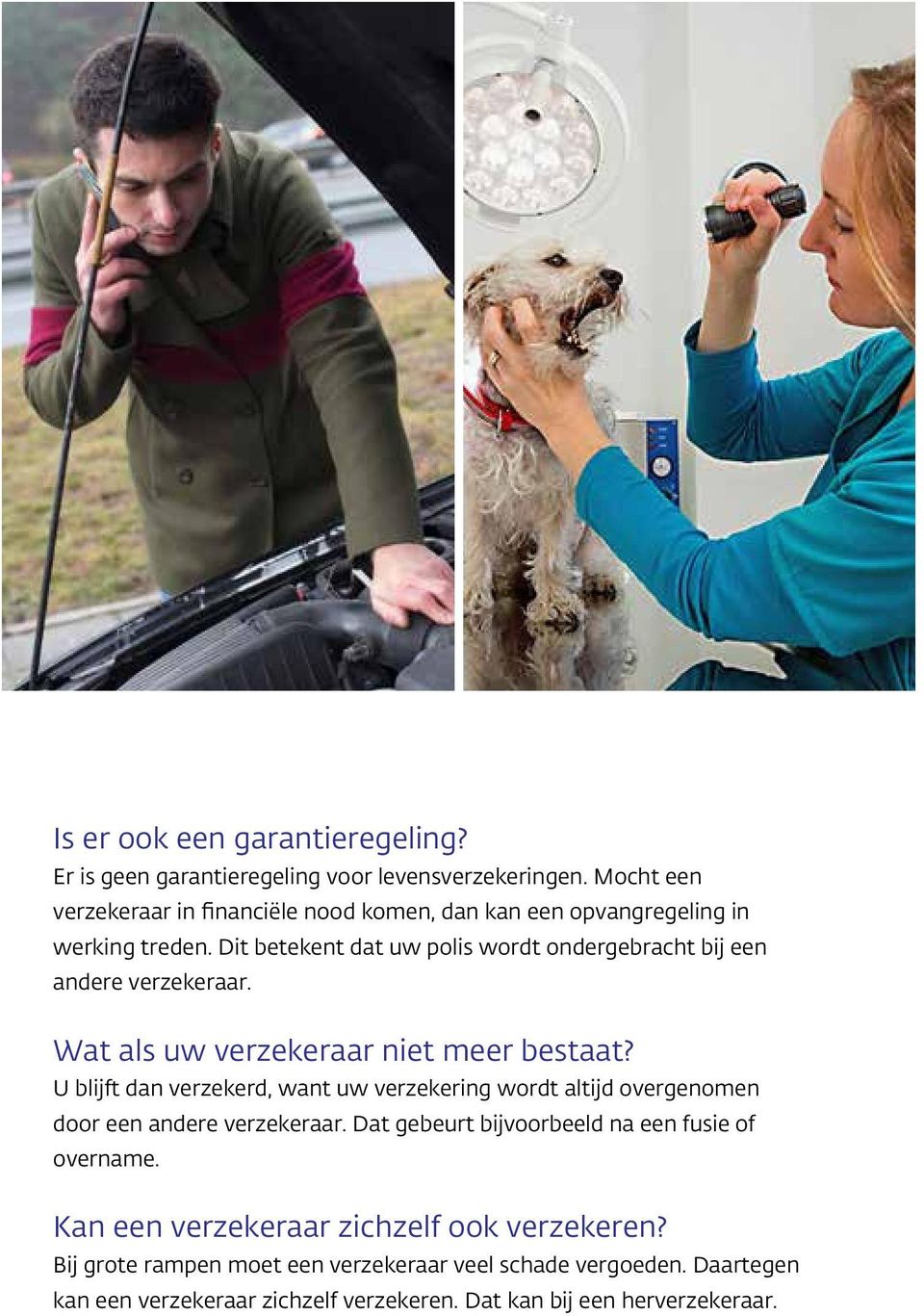 Dit betekent dat uw polis wordt ondergebracht bij een andere verzekeraar. Wat als uw verzekeraar niet meer bestaat?