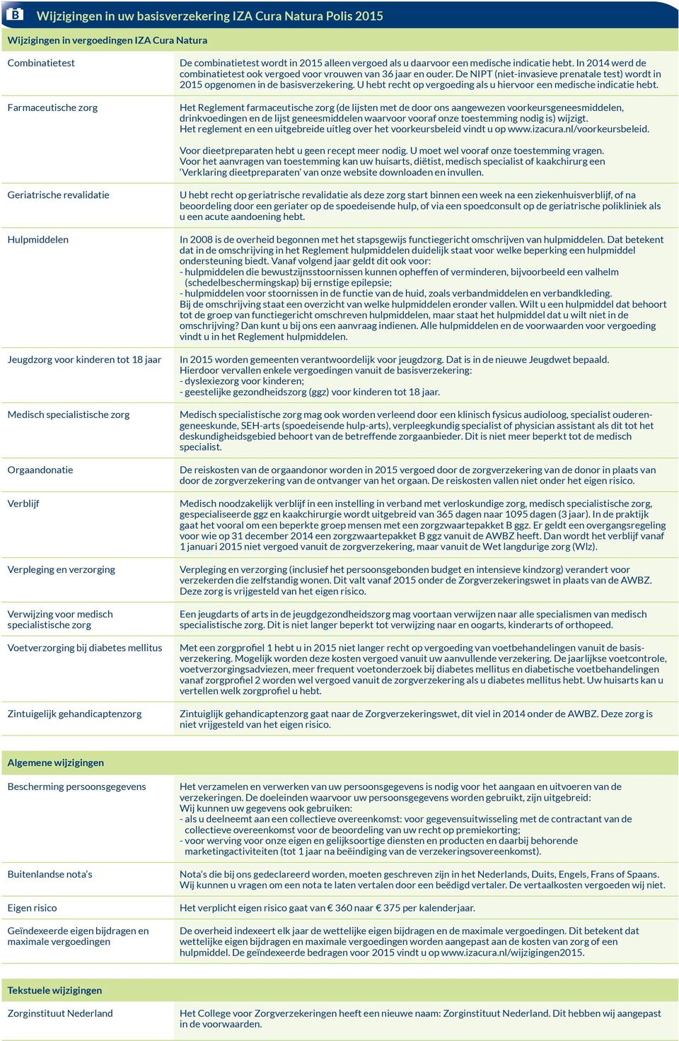 De NIPT (niet-invasieve prenatale test) wordt in 2015 opgenomen in de basisverzekering. U hebt recht op vergoeding als u hiervoor een medische indicatie hebt.