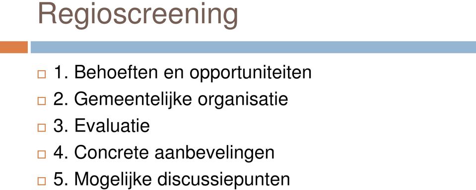 Gemeentelijke organisatie 3.