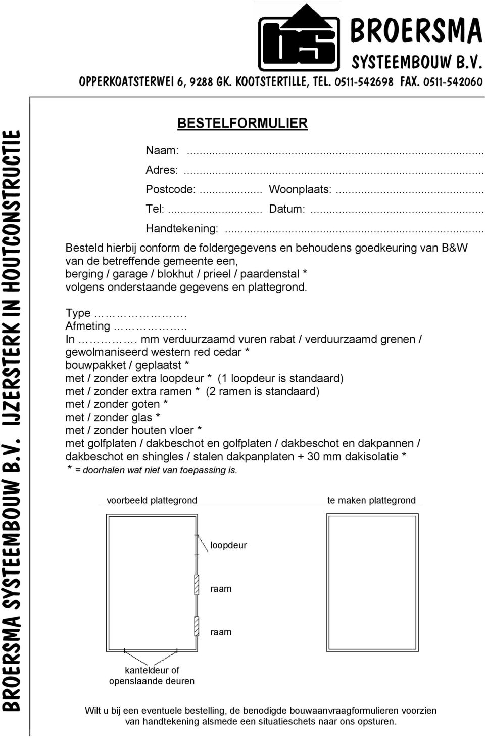 plattegrond. Type. Afmeting.. In.