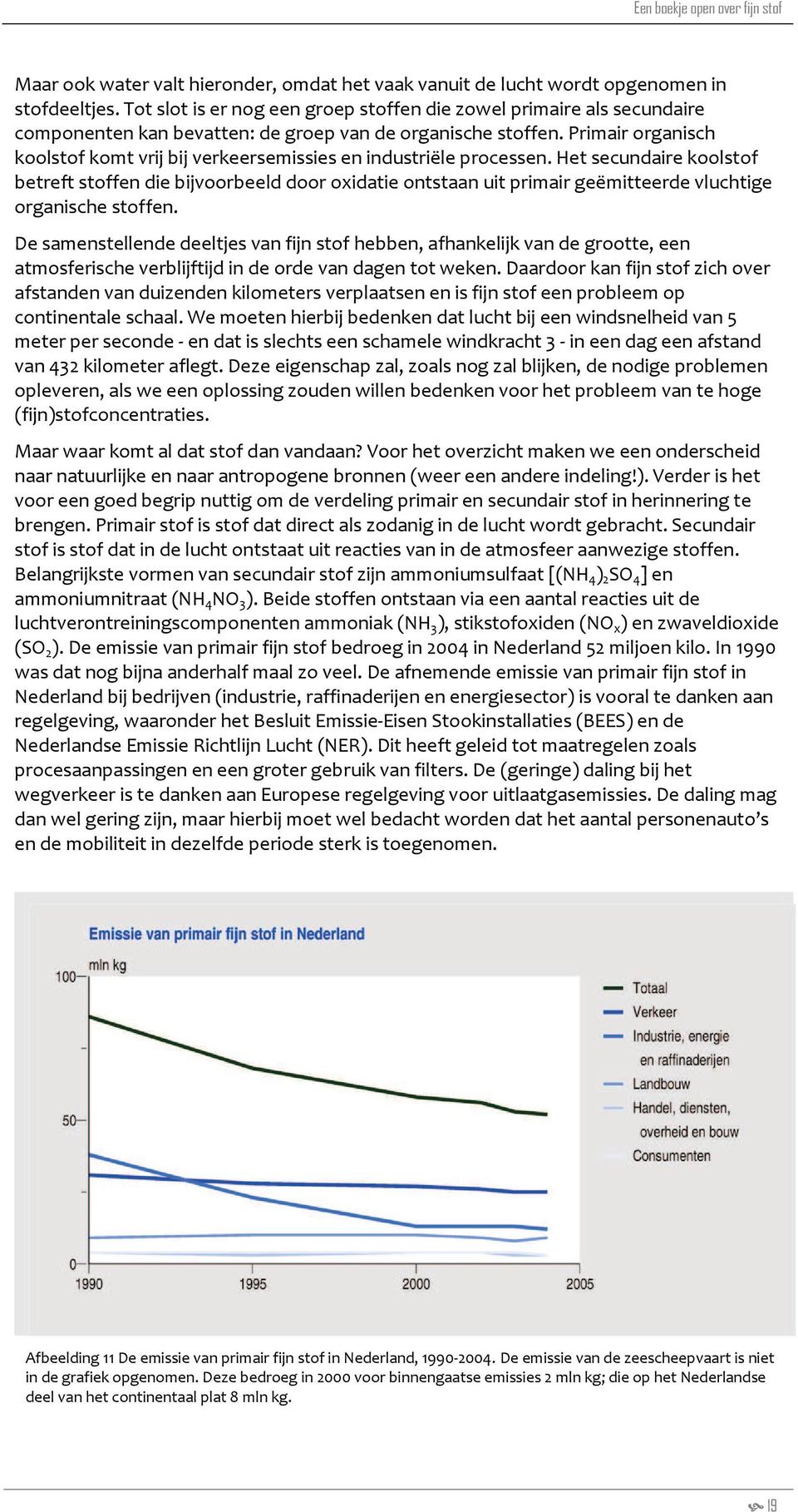 Primair organisch koolstof komt vrij bij verkeersemissies en industriële processen.